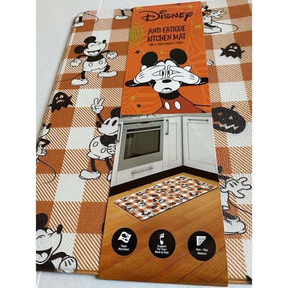 Disney Mickey Mouse Anti Fatigue Kitchen Mat Fall - Picture 2 of 9